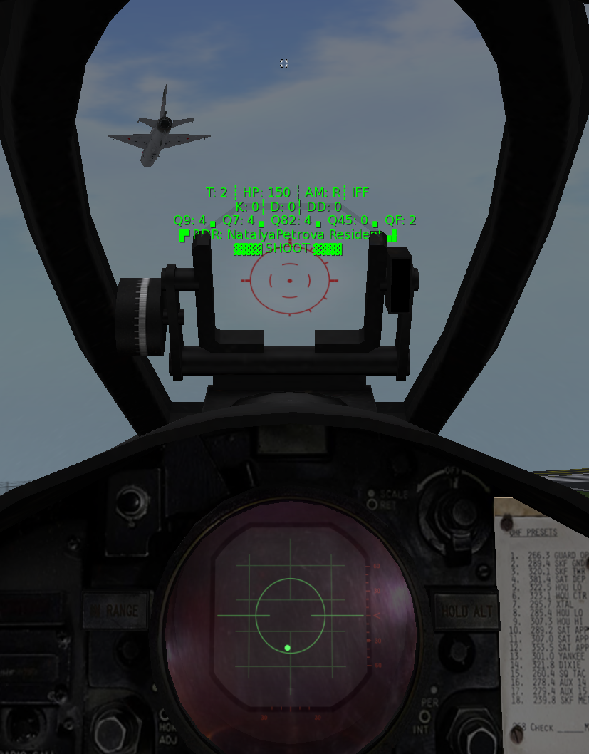 Tactical Display Radar Lock